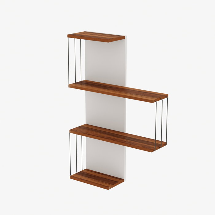 Hanah Home Cambel - Pine Estantería de Pared Pino y Blanco Hanah Home Cambel - Pine Estantería de Pared Pino y Blanco